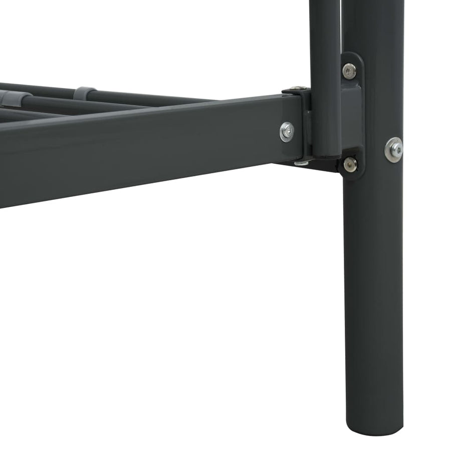 Stapelbedframe Metaal 140X200 Cm/90X200 Cm Zwart