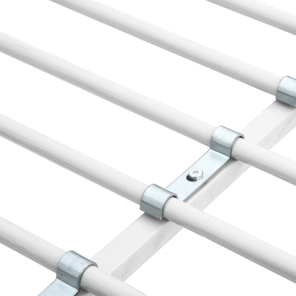 Stapelbedframe Met Tafel Metaal Wit