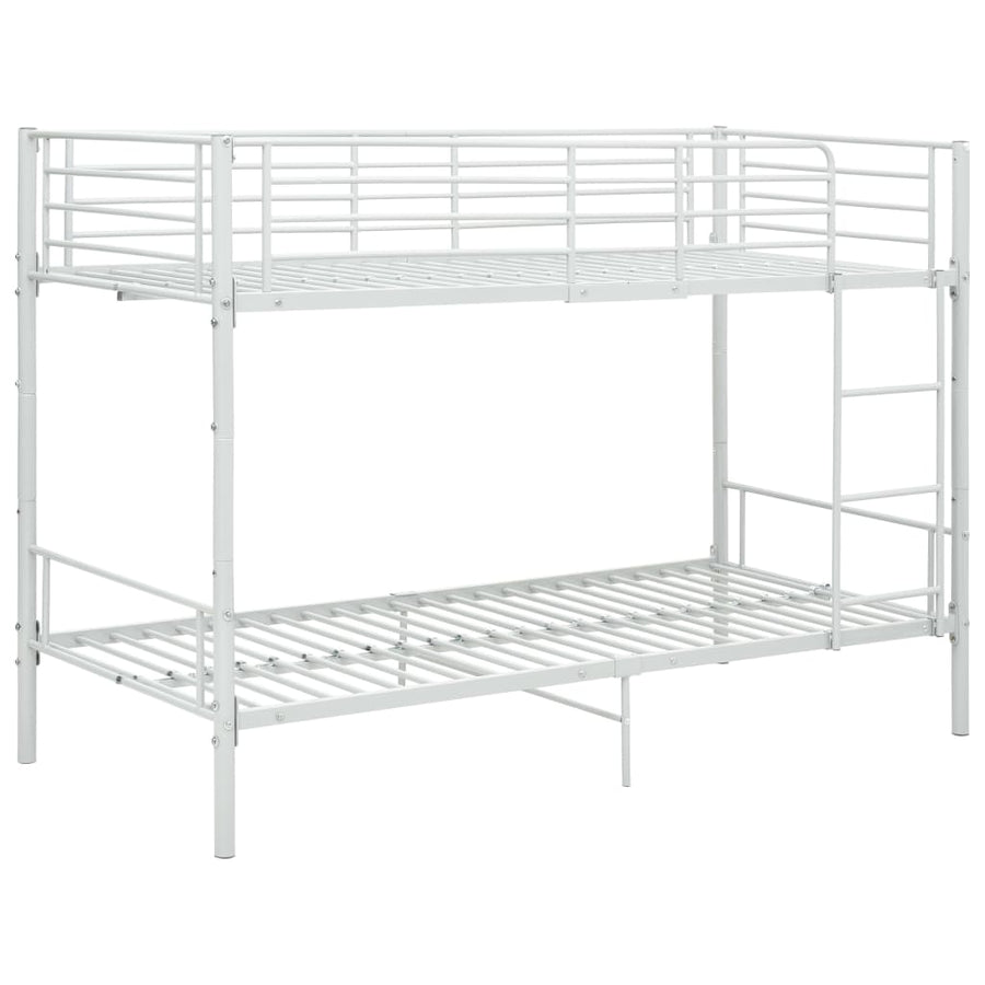Stapelbed Metaal 90X200 Cm Wit