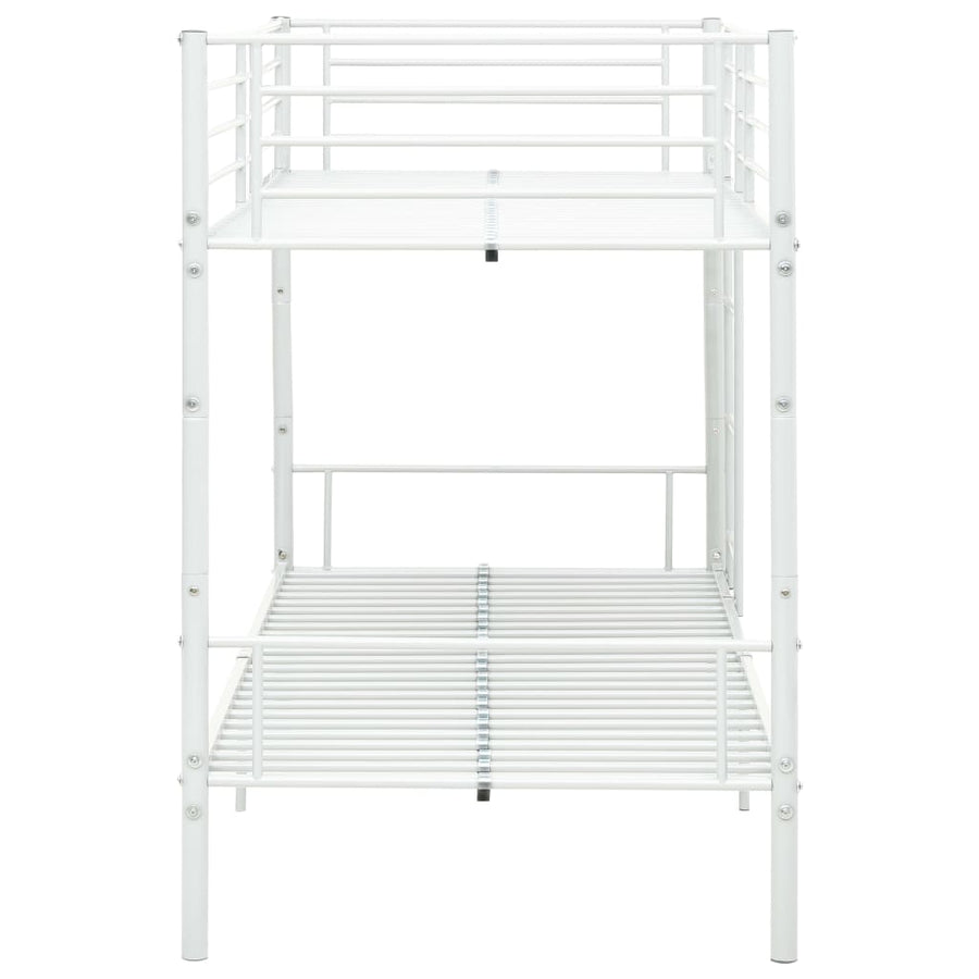 Stapelbed Metaal 90X200 Cm Wit