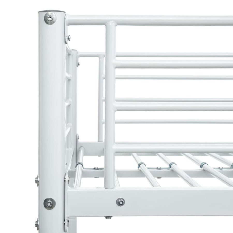 Stapelbed Metaal 90X200 Cm Wit