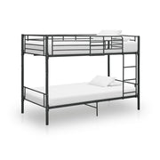 Bunk bed metal black 90x200 cm