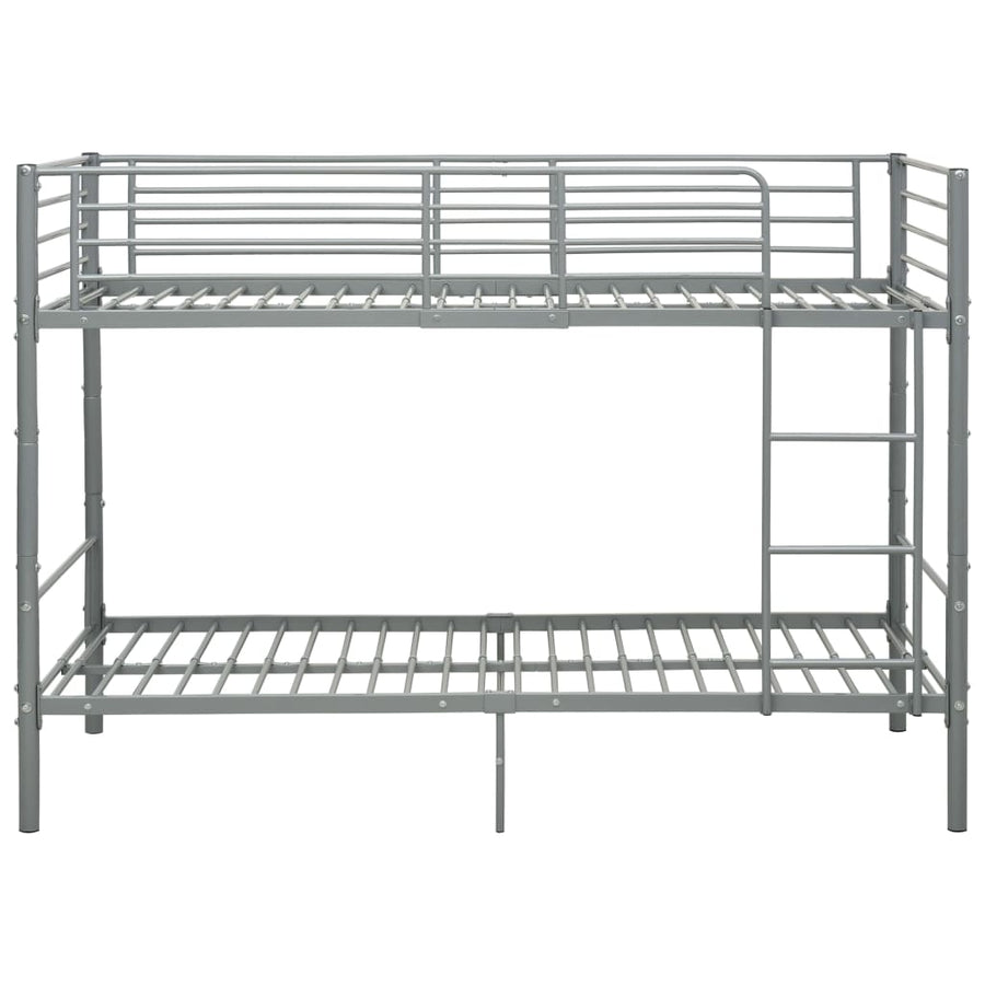 Stapelbed Metaal 90X200 Cm Grijs