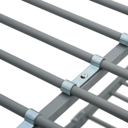 Stapelbed Metaal 90X200 Cm Grijs