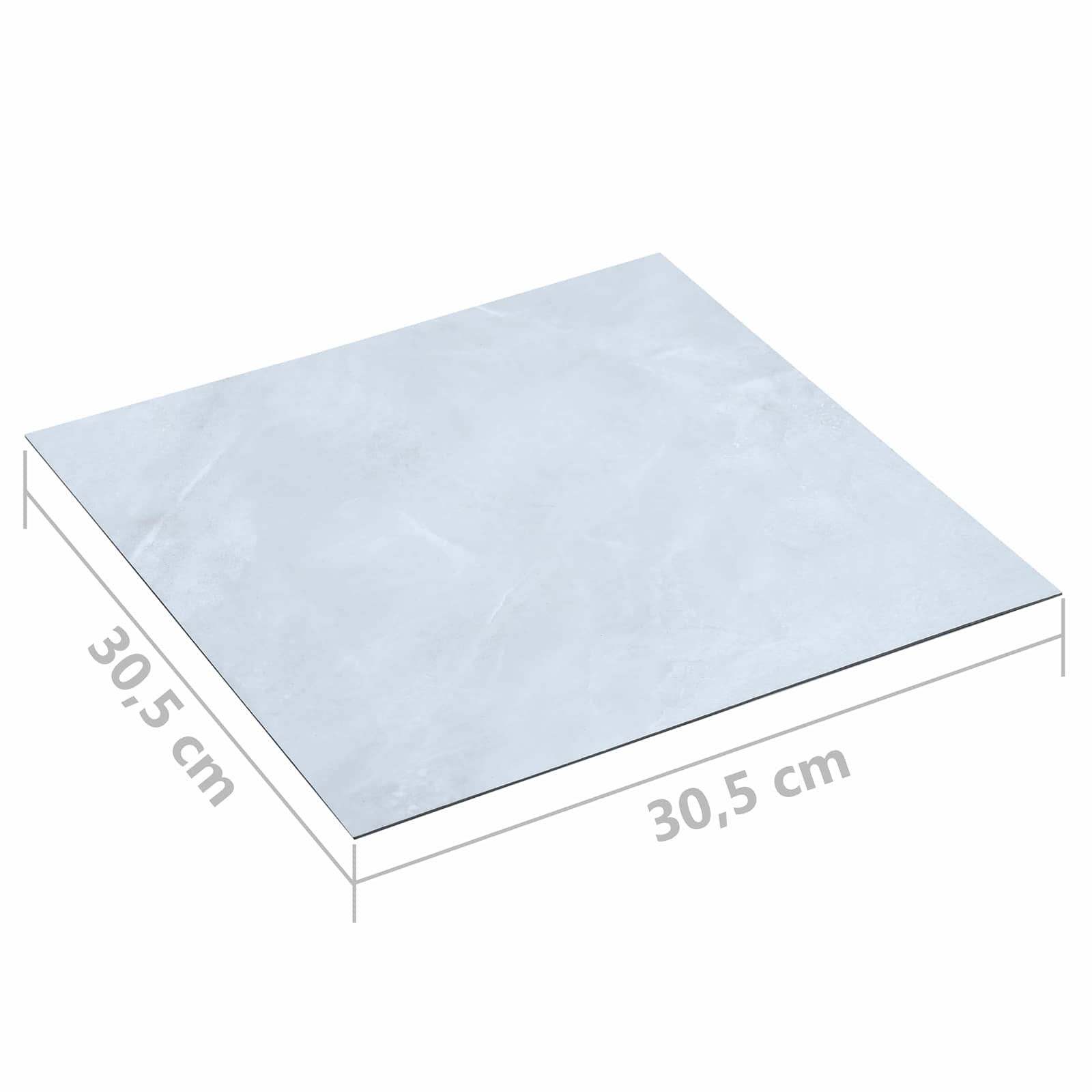 Vloerplanken 55 pcs Wit 5,11 m² PVC