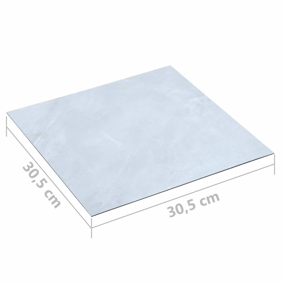 Vloerplanken 55 pcs Wit 5,11 m² PVC