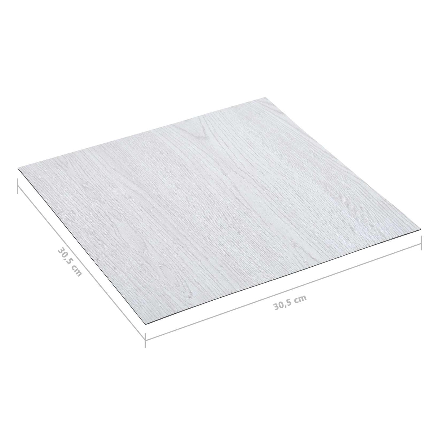 Vloerplanken 55 pcs Wit 5,11 m² PVC