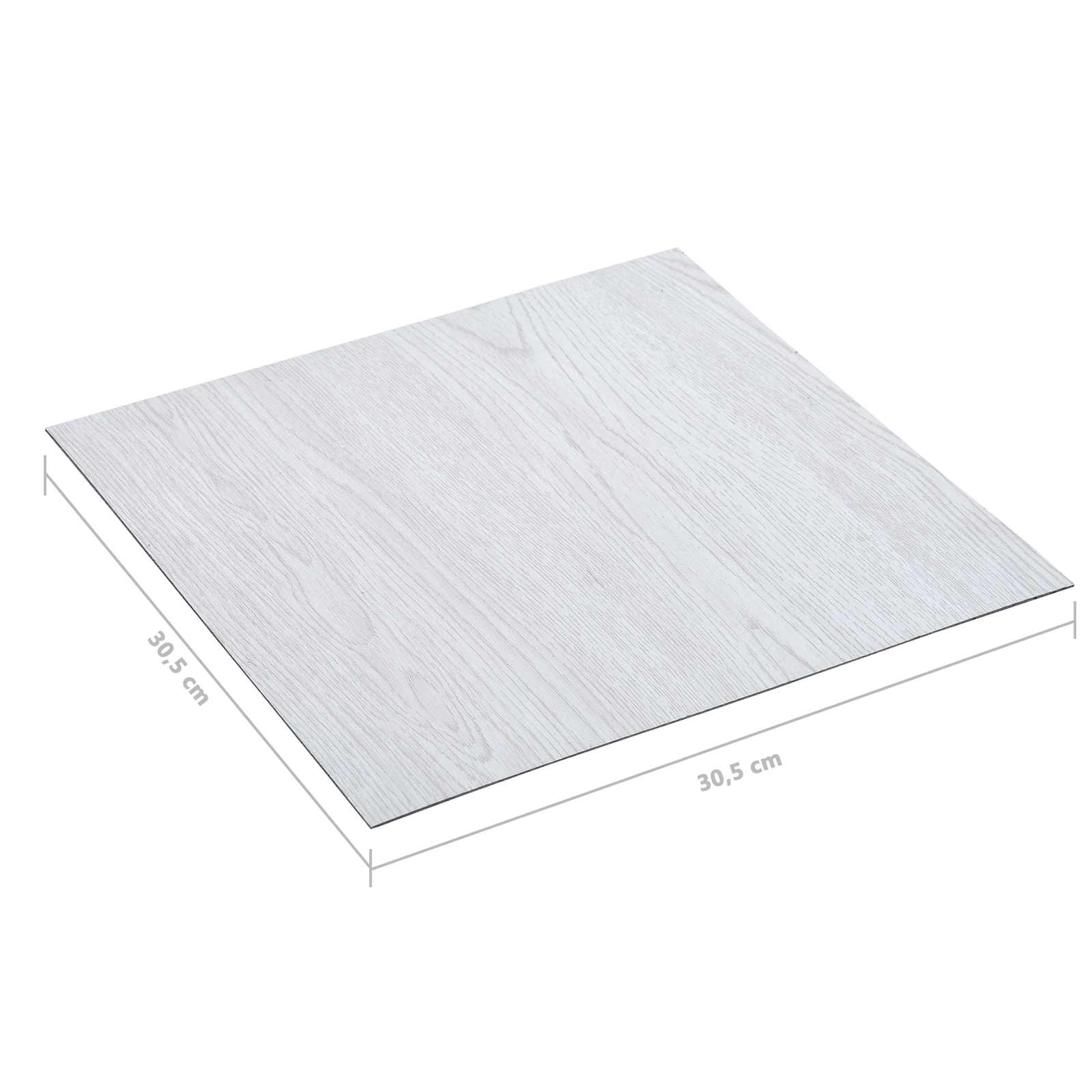 Vloerplanken 55 pcs Wit 5,11 m² PVC