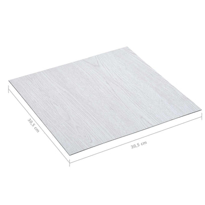 Vloerplanken 55 pcs Wit 5,11 m² PVC
