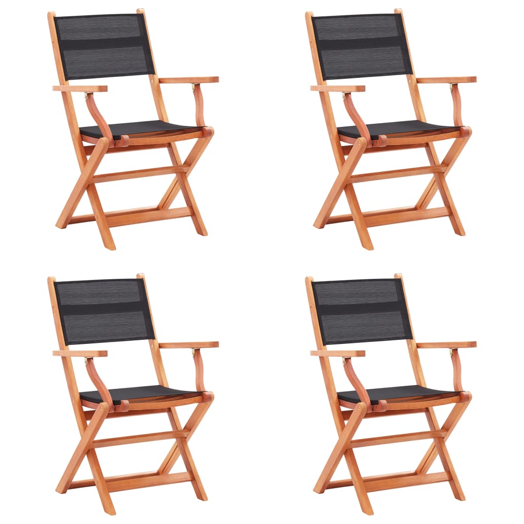 Tuinstoelen Inklapbaar Eucalyptushout En Textileen 4