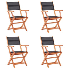 Tuinstoelen Inklapbaar Eucalyptushout En Textileen 4