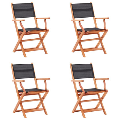 Tuinstoelen Inklapbaar Eucalyptushout En Textileen 4