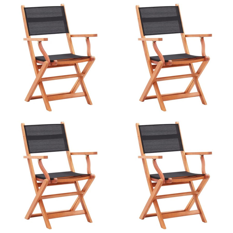 Tuinstoelen Inklapbaar Eucalyptushout En Textileen 4
