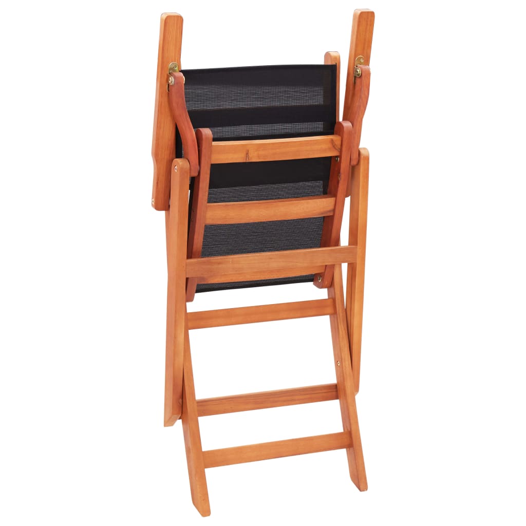 Tuinstoelen Inklapbaar Eucalyptushout En Textileen 4