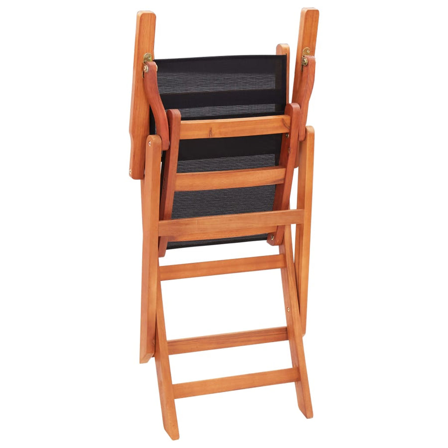 Tuinstoelen Inklapbaar Eucalyptushout En Textileen 4