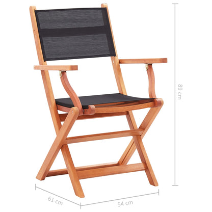 Tuinstoelen Inklapbaar Eucalyptushout En Textileen 4