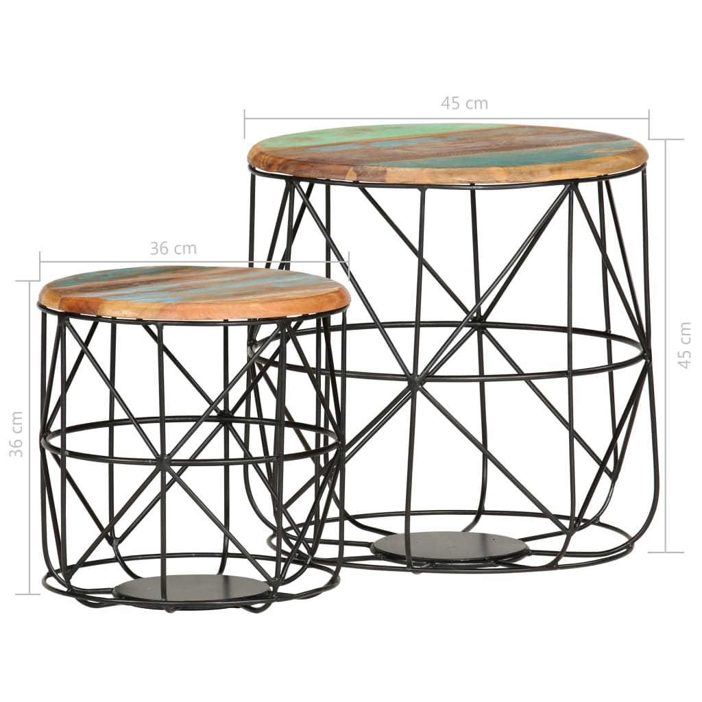 Salontafels Massief Gerecycled Hout reclaimed wood