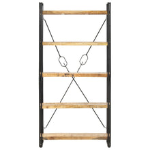 Boekenkast Met 5 Schappen Bruin 90 x 30 x 180 cm massief mangohout
