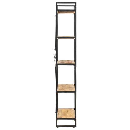 Boekenkast Met 5 Schappen Bruin 90 x 30 x 180 cm massief mangohout