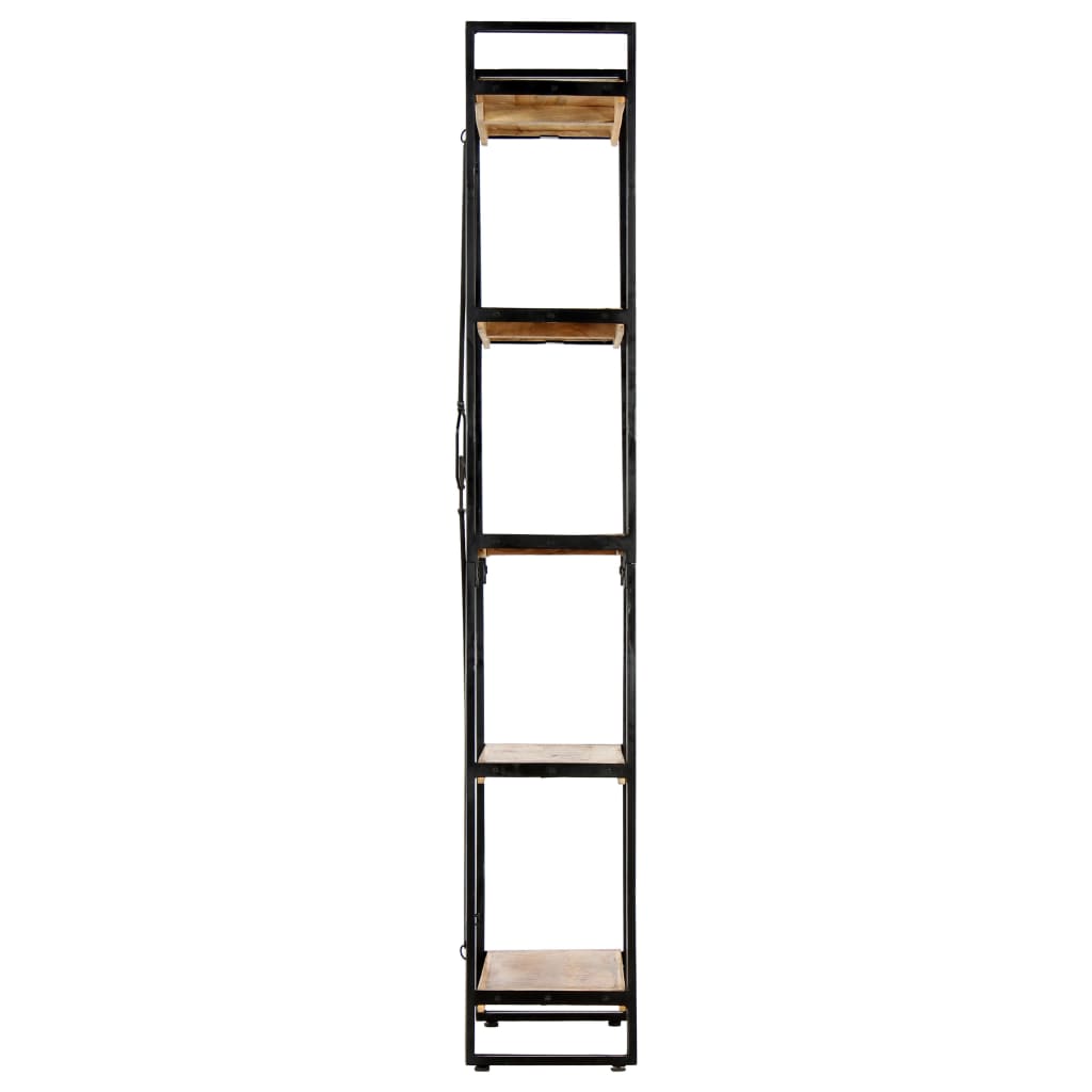 Boekenkast Met 5 Schappen Bruin 60 x 30 x 180 cm massief mangohout