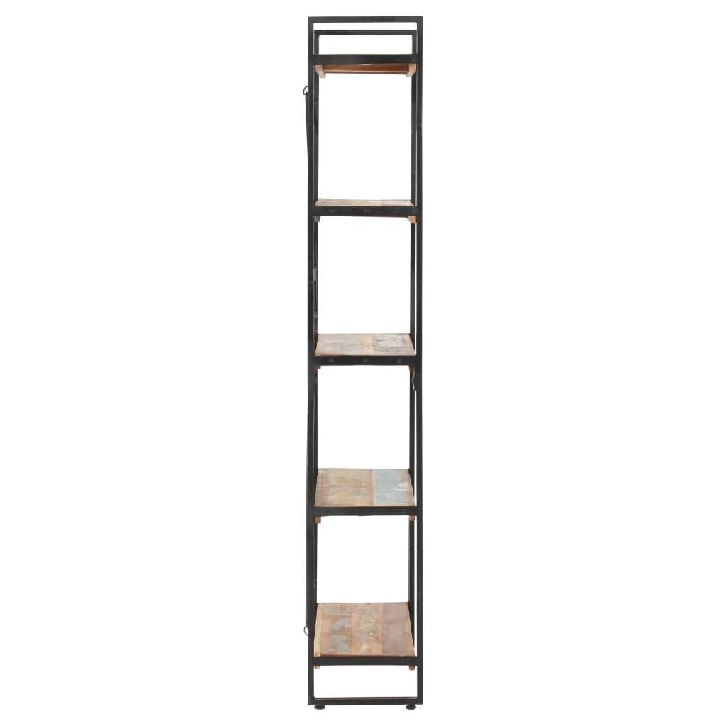 Boekenkast Met 5 Schappen Bruin 90 x 30 x 180 cm massief gerecycled hout