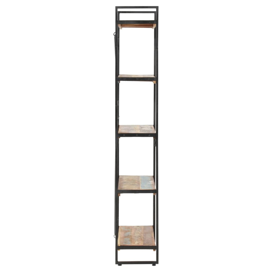 Boekenkast Met 5 Schappen Bruin 90 x 30 x 180 cm massief gerecycled hout