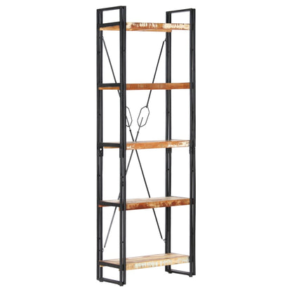 Boekenkast Met 5 Schappen Bruin 60 x 30 x 180 cm massief gerecycled hout