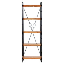 Boekenkast Met 5 Schappen Bruin 60 x 30 x 180 cm Massief acaciahout