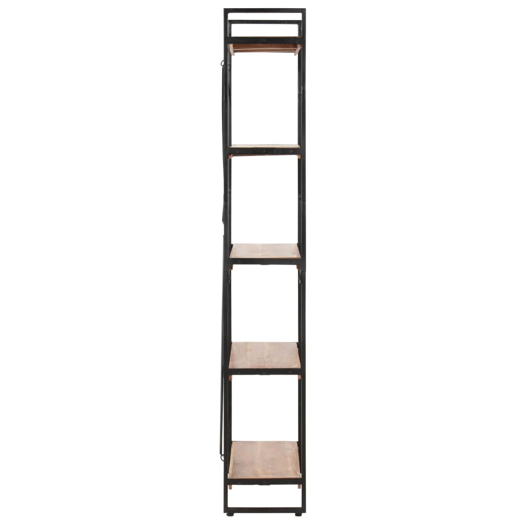 Boekenkast Met 5 Schappen Bruin 60 x 30 x 180 cm Massief acaciahout