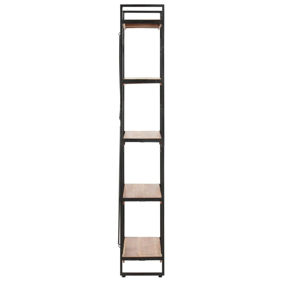 Boekenkast Met 5 Schappen Bruin 60 x 30 x 180 cm Massief acaciahout