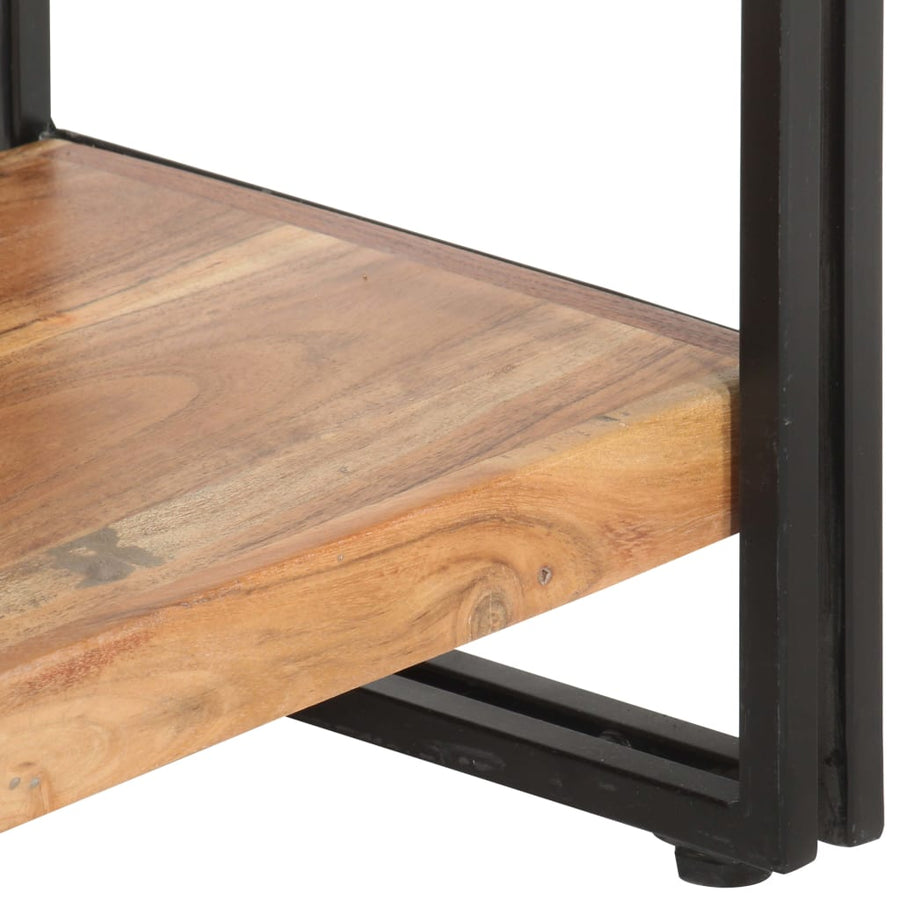Boekenkast Met 5 Schappen Bruin 60 x 30 x 180 cm Massief acaciahout