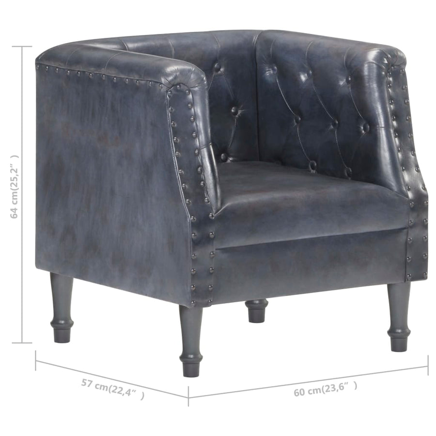 Fauteuil Echt Leer