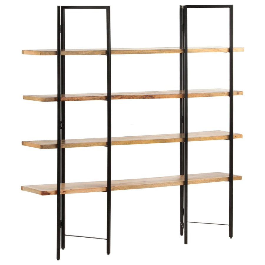 Boekenkast Met 4 Schappen Massief Mangohout 160 x 35 x 160 cm