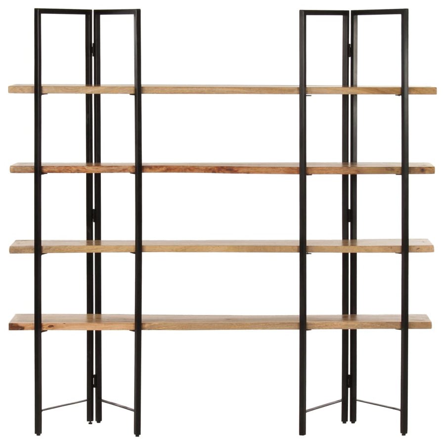 Boekenkast Met 4 Schappen Massief Mangohout 160 x 35 x 160 cm