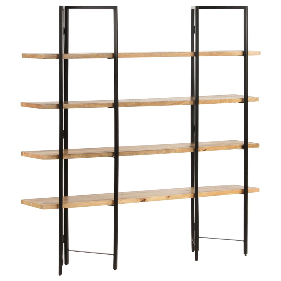 Boekenkast Met 4 Schappen Massief Mangohout 160 x 35 x 160 cm