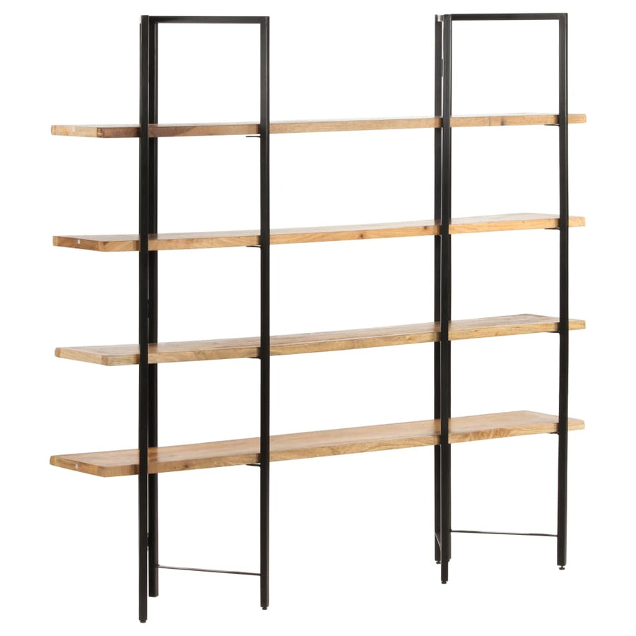 Boekenkast Met 4 Schappen Massief Mangohout 160 x 35 x 160 cm