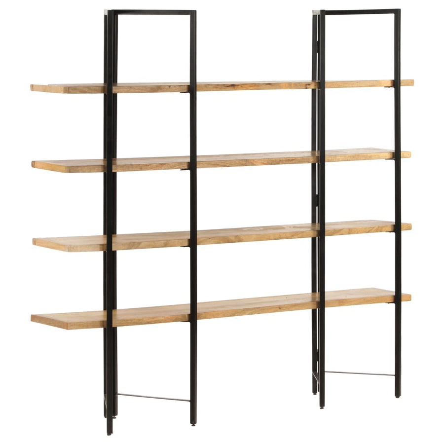 Boekenkast Met 4 Schappen Massief Mangohout 160 x 35 x 160 cm
