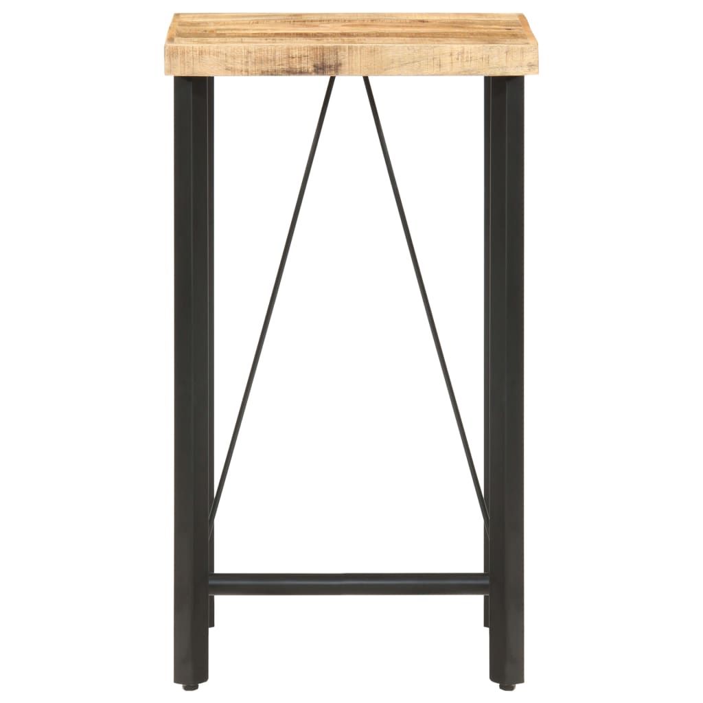 Bartafel Ruw Mangohout 60 x 60 x 107 cm