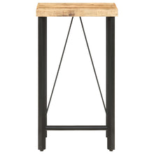Bartafel Ruw Mangohout 60 x 60 x 107 cm