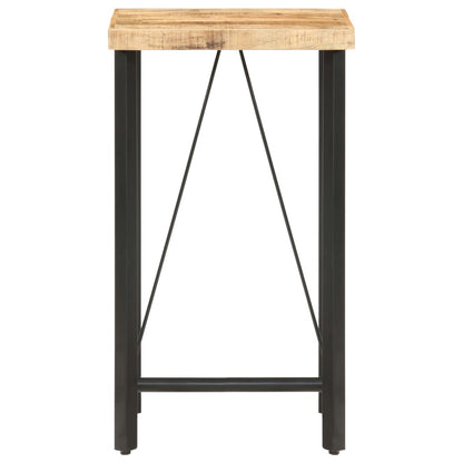 Bartafel Ruw Mangohout 60 x 60 x 107 cm
