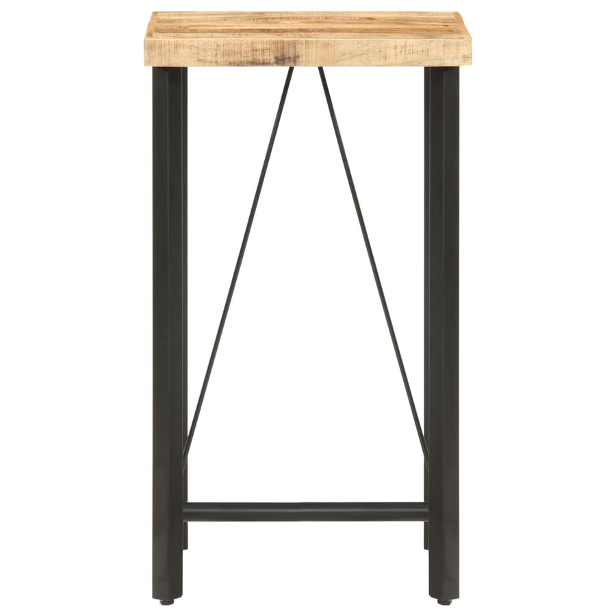 Bartafel Ruw Mangohout 60 x 60 x 107 cm