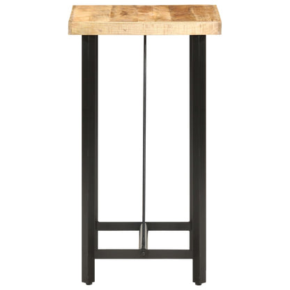 Bartafel Ruw Mangohout 60 x 60 x 107 cm