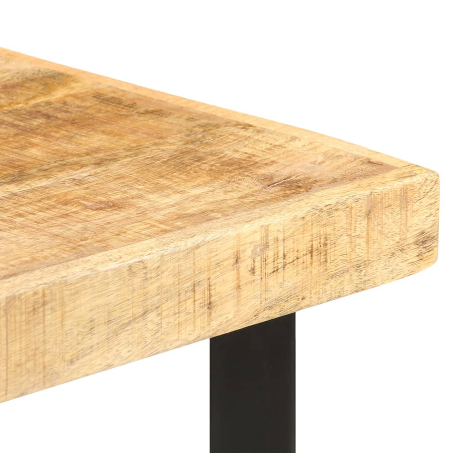 Bartafel Ruw Mangohout 60 x 60 x 107 cm