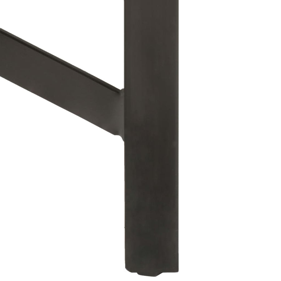 Bartafel Ruw Mangohout 60 x 60 x 107 cm