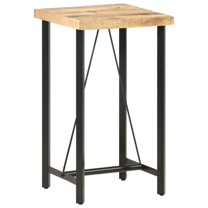 Bartafel Ruw Mangohout 60 x 60 x 107 cm