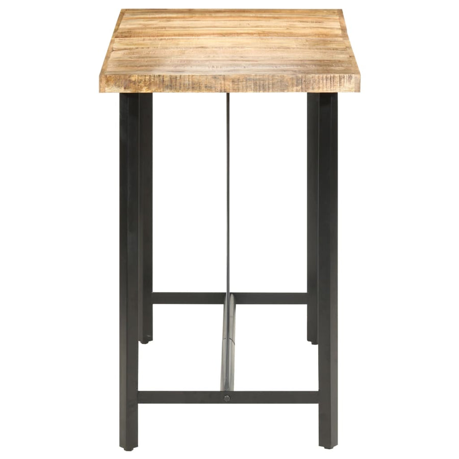 Bartafel Ruw Mangohout 150 x 70 x 107 cm