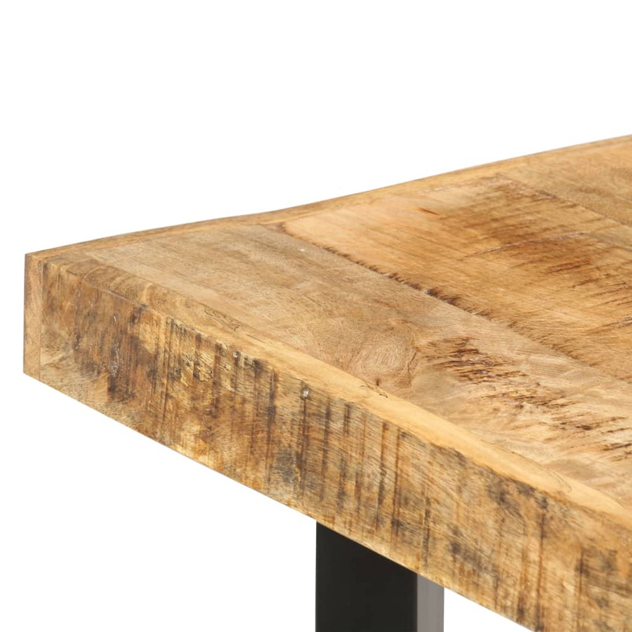 Bartafel Ruw Mangohout 150 x 70 x 107 cm