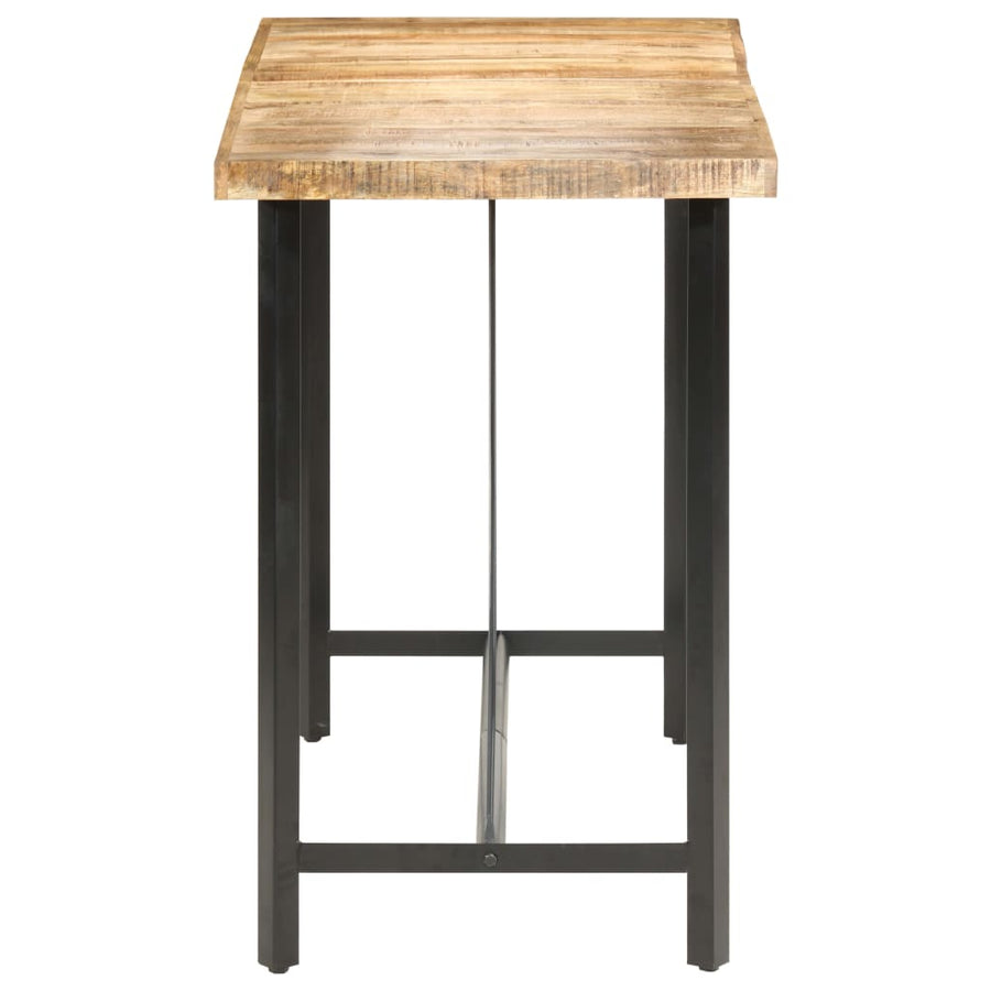 Bartafel Ruw Mangohout 180 x 70 x 107 cm