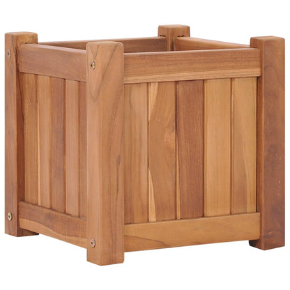 Plantenbak verhoogd 30x30x30 cm massief teakhout