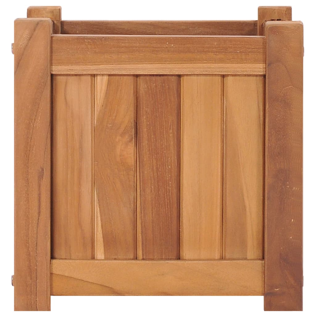 Plantenbak verhoogd 30x30x30 cm massief teakhout